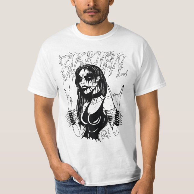 Camiseta Metal negro (Anverso)