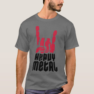 Camiseta Metal pesado retro genial