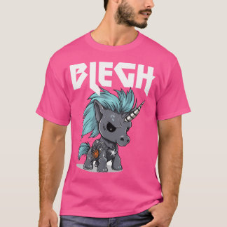 Camiseta Metalcore Metalizado fuerte de Blegh Unicorn