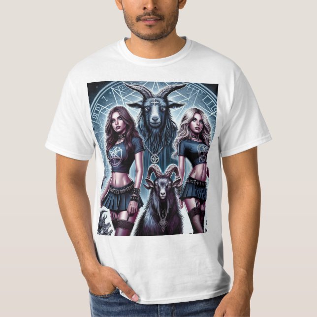 Camiseta Metaleras junto a Satán (Anverso)
