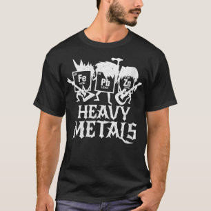 Camiseta Metales pesados para mujeres Química periódica div