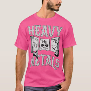Camiseta Metales Pesados Tabla Periódica Divertida Química