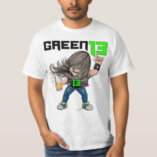 Camiseta Metalhead 2 echado a un lado (blanco)