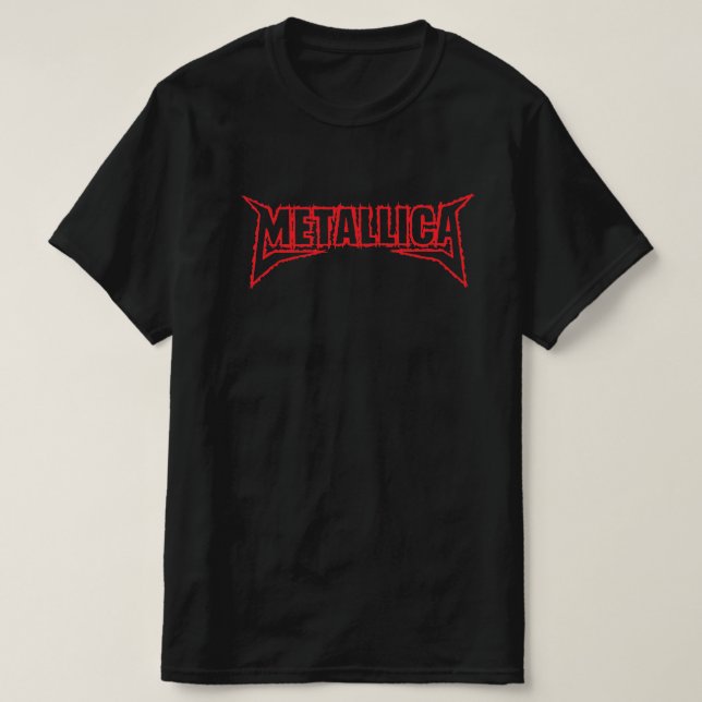 camiseta : METALICA (Diseño del anverso)