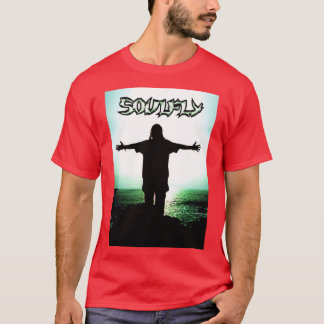 Camiseta Metalizado de la ranura de la mosca de las almas