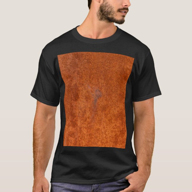 Camiseta Metalizado de oxidación meteorológica: textura de  (Anverso)