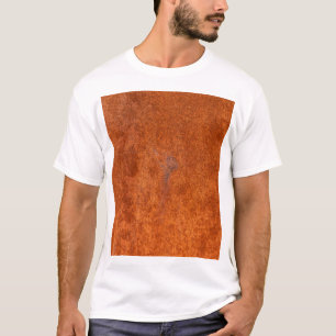 Camiseta Metalizado de oxidación meteorológica: textura de 