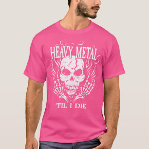 Camiseta Metalizado hasta morir I rock Festival de música I