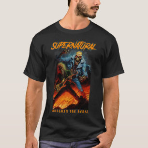 Camiseta Metalizado muerte por rock pesado sobrenatural