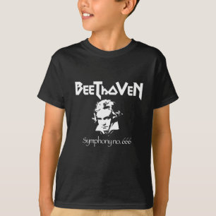 Camiseta metalizado negra de Beethoven