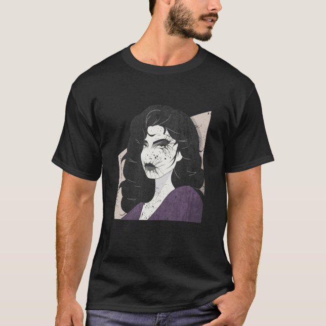 Camiseta Metalizado Patrick Nagel (Anverso)
