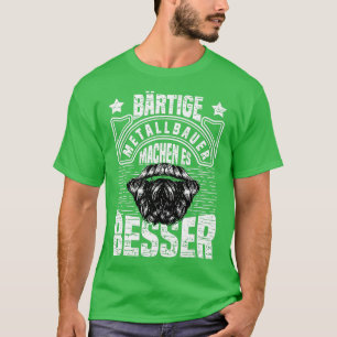 Camiseta Metallbauer Beard Carrier Regalo de barba completa