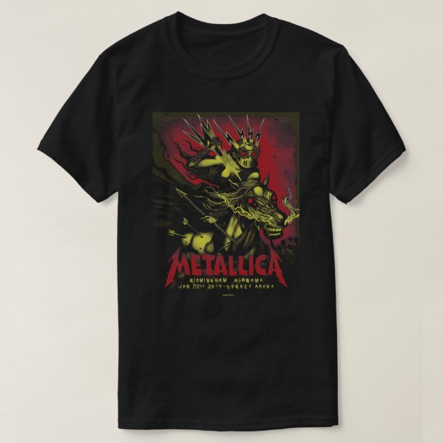 Camiseta Metallica – Lightning Rider (Diseño del anverso)