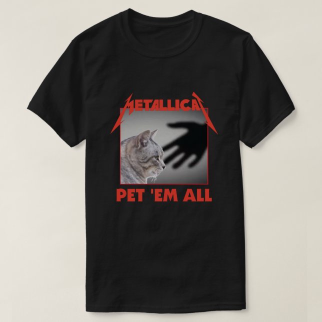 Camiseta Metallicat (Diseño del anverso)