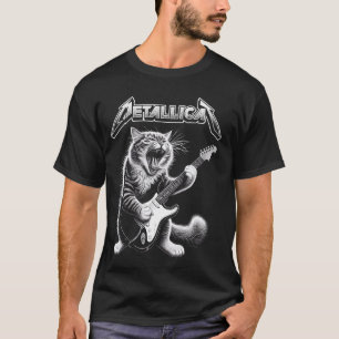 Camiseta Metallicat - Gracioso Gato 2