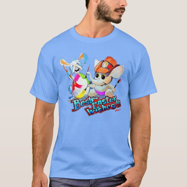 Camiseta Metalphant Easter Adulto (colores oscuros (Anverso)