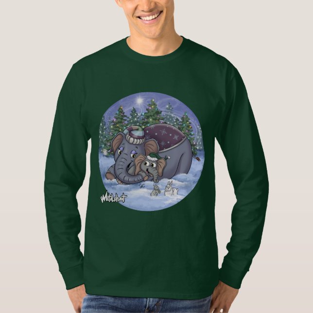 Camiseta Metalphant Wilbur & Mom Adult Long Sleeve  (Anverso)
