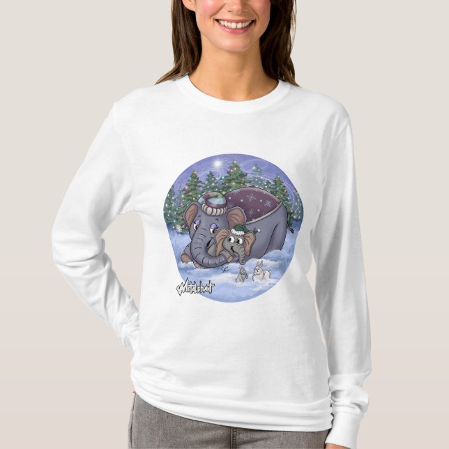 Camiseta Metalphant Wilbur & Mom Women Long Sleeve T-Shirt (Anverso)