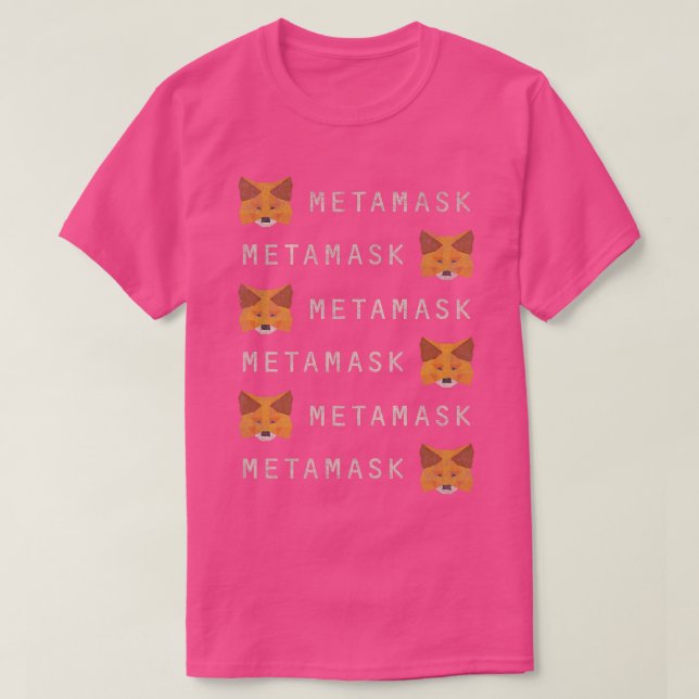 Camiseta MetaMask FoDeFi Crypto Wallet para PulseChain y Et (Diseño del anverso)