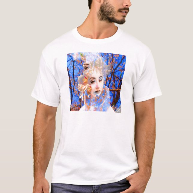 Camiseta Metamorfosis de las flores (Anverso)