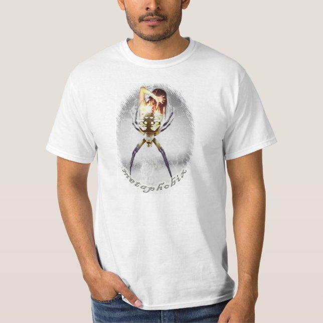 Camiseta Metaphobix Spidergirl morph diseño (Anverso)