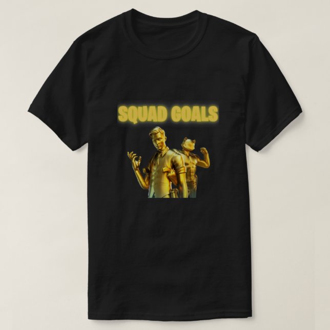 Camiseta Metas de oro &amp; mowcles Squad Goals Classic (Diseño del anverso)