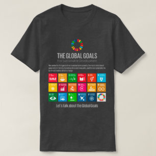 Camiseta Metas de sostenibilidad Moda de moda de moda