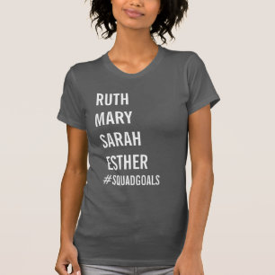 Camiseta Metas del pelotón de la biblia