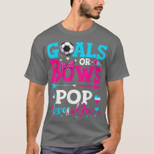 Camiseta Metas o lazos divertidos Pop te ama Revelación de 