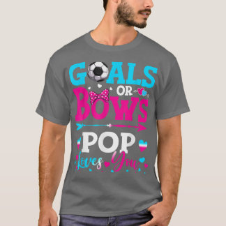 Camiseta Metas o lazos divertidos Pop te ama Revelación de 