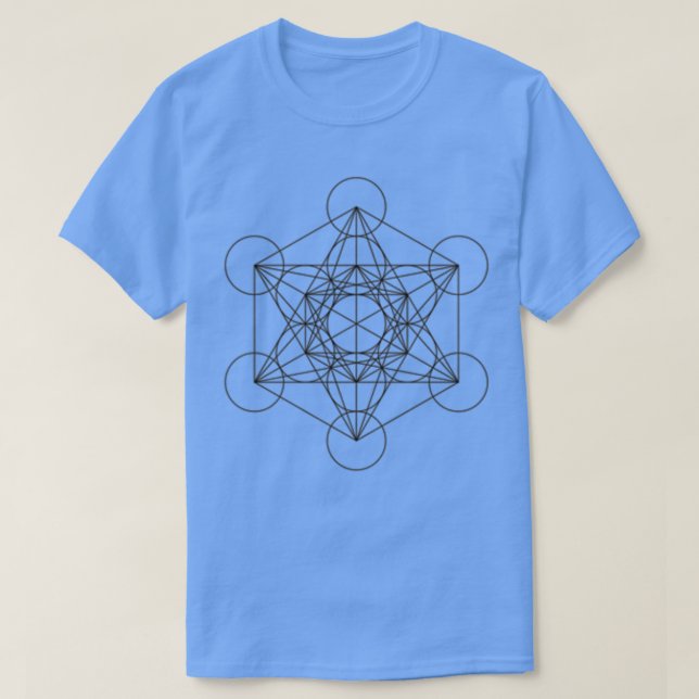 Camiseta Metatrons Cube (Diseño del anverso)