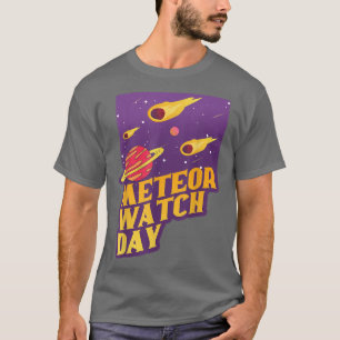 Camiseta Meteor Showers Lover Watching Party Night Meteor W