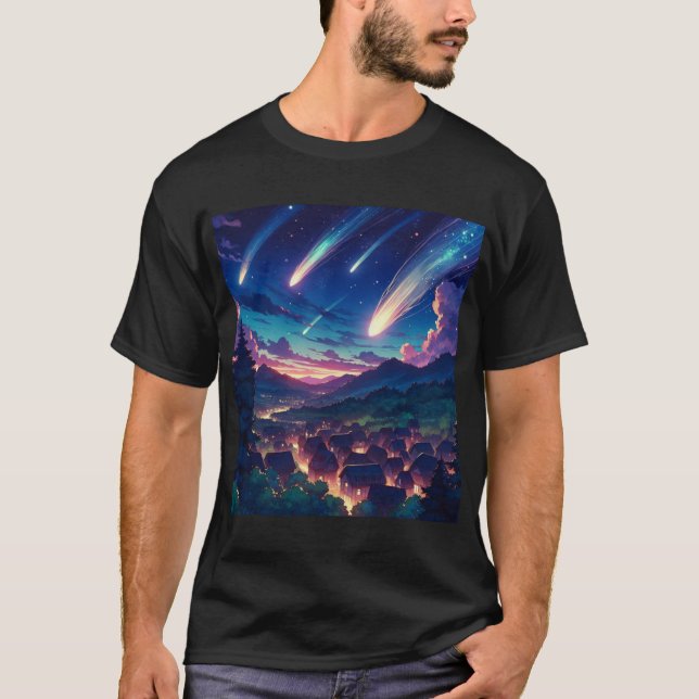 Camiseta meteorito celestial (Anverso)