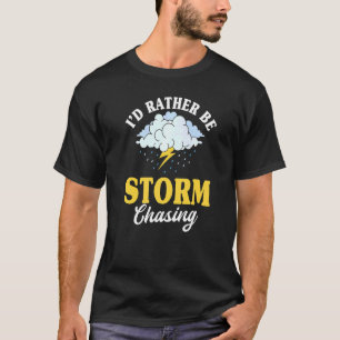 Camiseta Meteorología de la tormenta de meteorología en bus