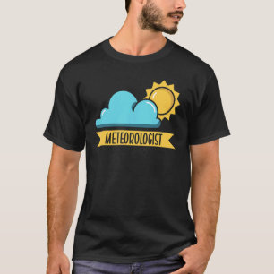 Camiseta Meteorología de pronóstico meteorológico meteoroló
