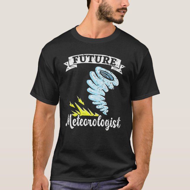 Camiseta Meteorología del futuro Tornado Storm Wea (Anverso)