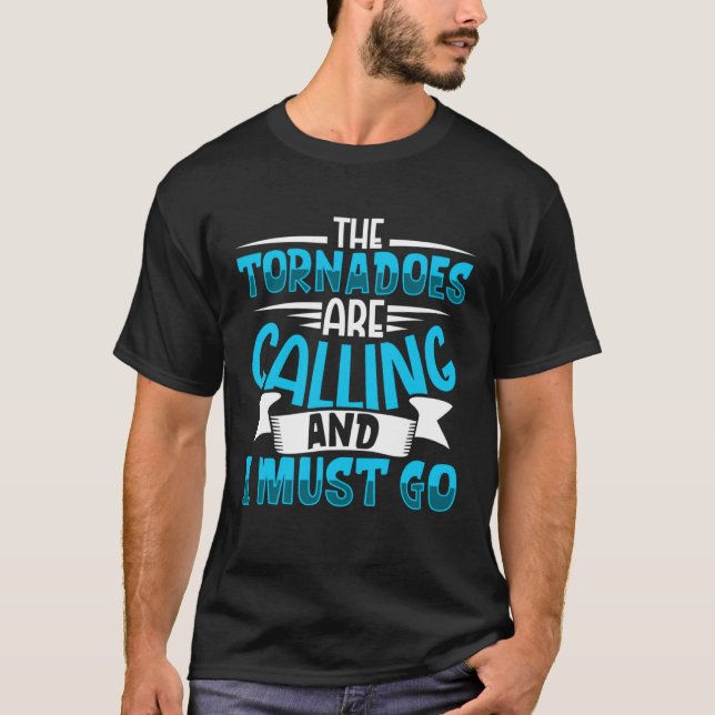Camiseta Meteorología Niños Tornado Tormenta Persiguiendo V (Anverso)