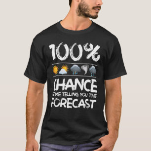Camiseta Meteorología: predicción meteorológica de los cami