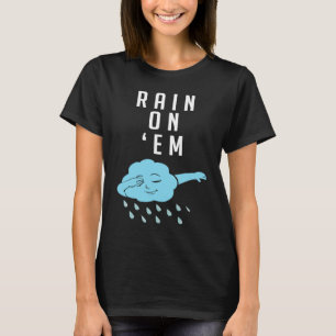 Camiseta Meteorología Rain Cloud Weatherman Reporter