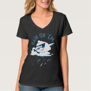 Camiseta Meteorología Rain Cloud Weatherman Reporter