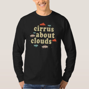 Camiseta Meteorología Weatherman pronosticando Cirrus Acerc