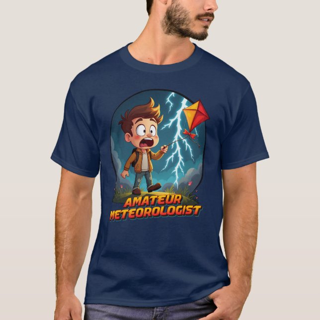 Camiseta Meteorólogo amateur (Anverso)