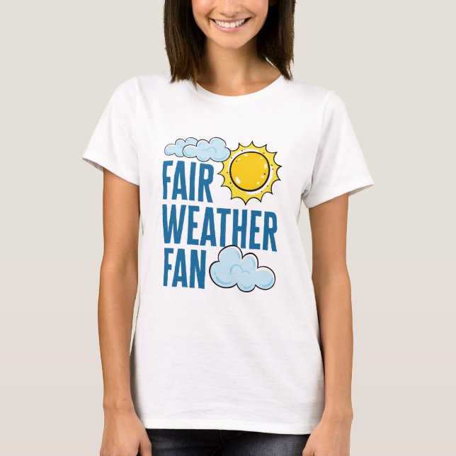 Camiseta Meteorólogo del ventilador del clima justo Weather (Anverso)