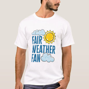 Camiseta Meteorólogo del ventilador del clima justo Weather