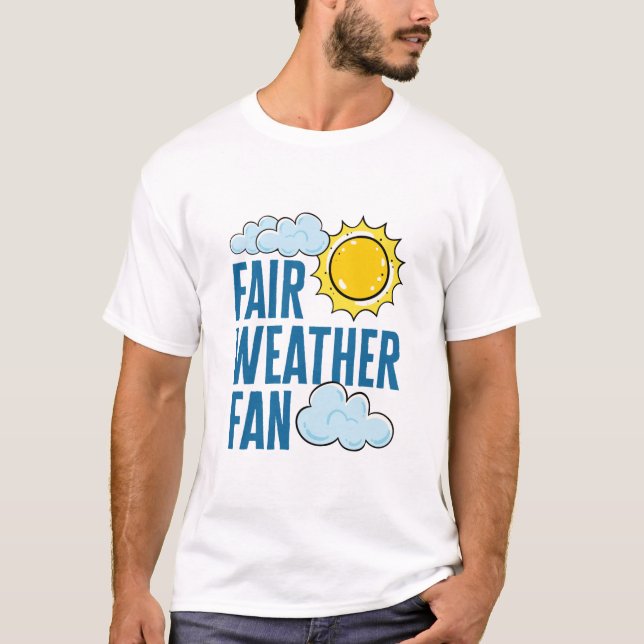 Camiseta Meteorólogo del ventilador del clima justo Weather (Anverso)