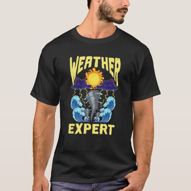 Camiseta Meteorólogo experto en meteorología Storm Chaser W (Anverso)