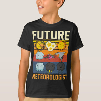 Camiseta Meteorólogo Futuro Juvenil Clima Meteorológico Par