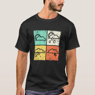 Camiseta Meteorólogo Meteorología del Clima en Nubes Meteor