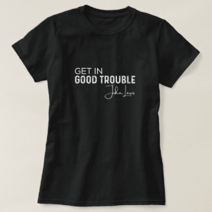 Camiseta meterse en problemas