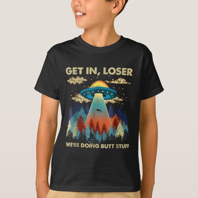 Camiseta Métete En La Perdedora Alien Ufo Gracioso Lo Estab (Anverso)